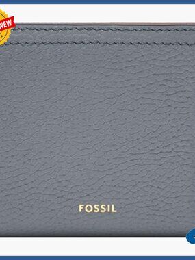 Genuine Leather Bifold Wallet with RFID Protection and Coin Pouch